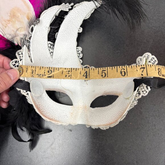 Costume Feather Masquerade Halloween Mardi Gras Cosplay Party Mask - Picture 10 of 10